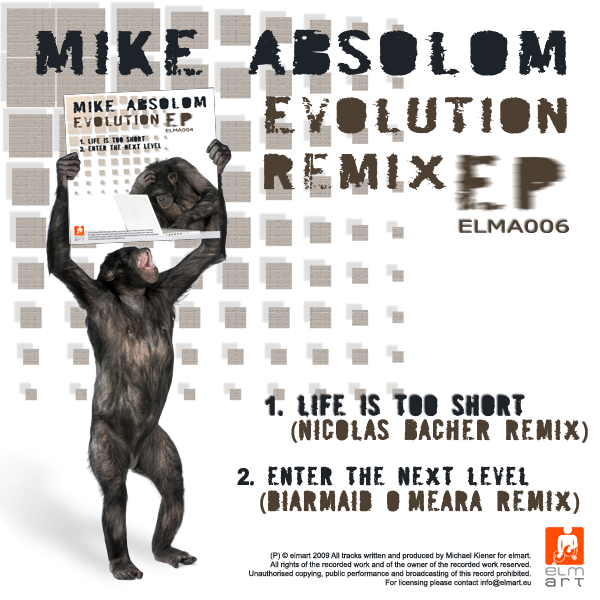 ELMA006 Cover Mike Absolom - Evolution Remix EP