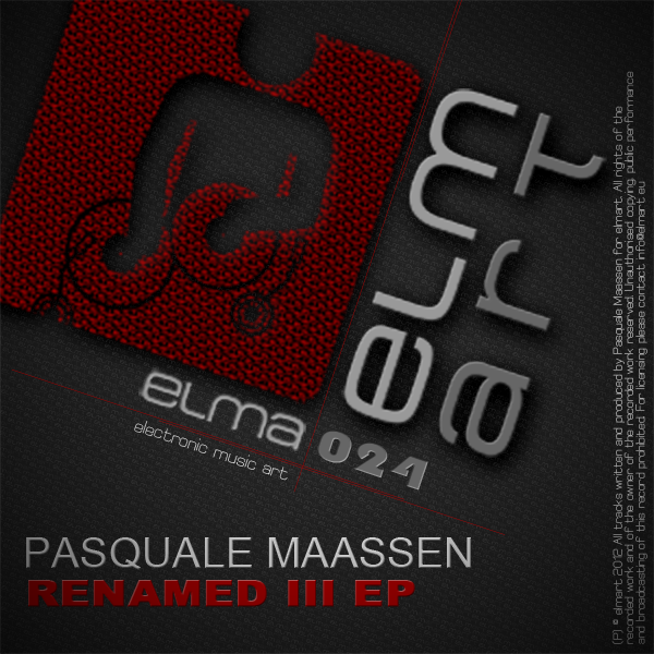 ELMA024 Cover Pasquale Maassen - Renamed III