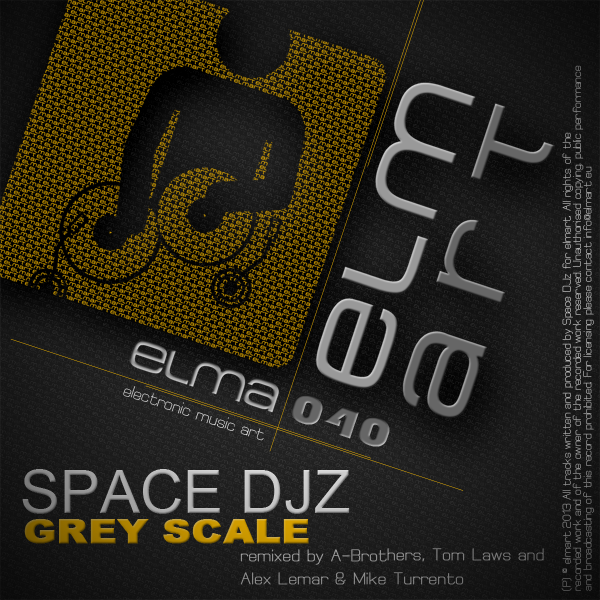 ELMA040 Cover Space DJz - Grey Scale