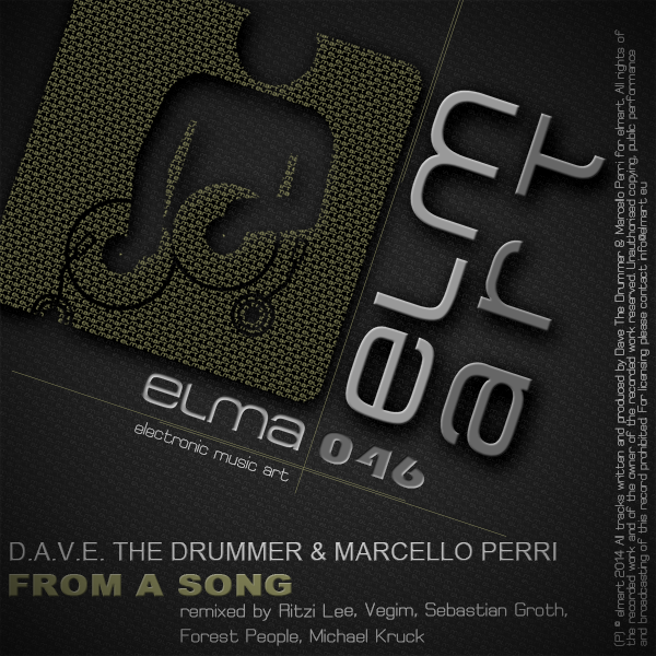 ELMA046 Cover Marcello Perri & D.A.V.E The Drummer - From A Song