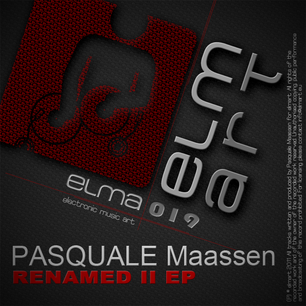 ELMA019 Cover Pasquale Maassen - Renamed II EP