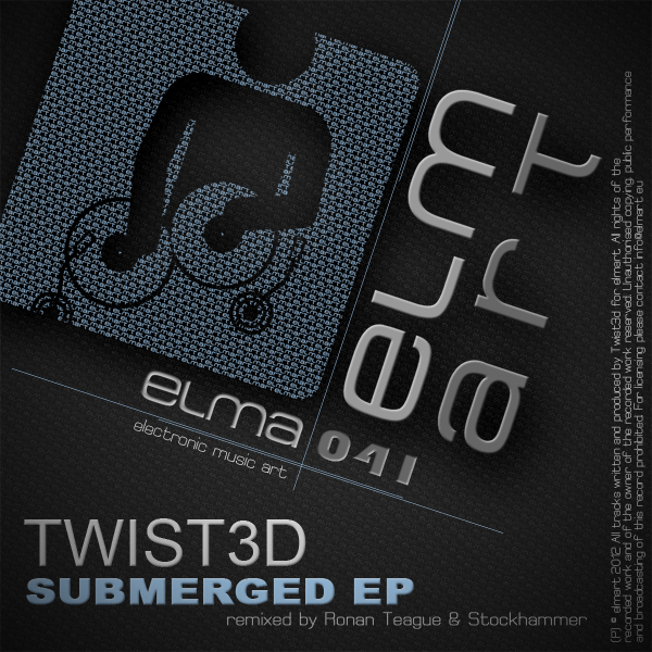 ELMA041 Cover Twist3d - Submerged EP
